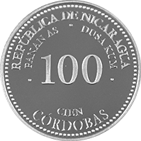 Reverso de la moneda Centenario del Córdoba